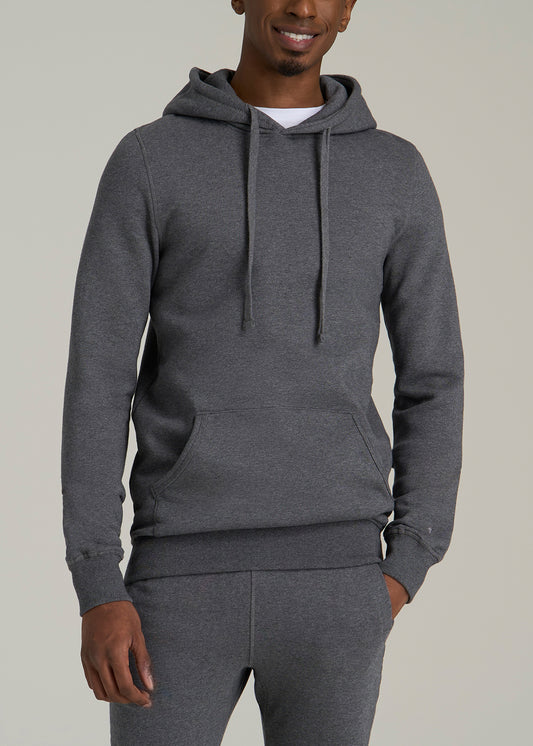 Wearever 2.0 Fleece Hoodie for Tall Men in Charcoal Mix