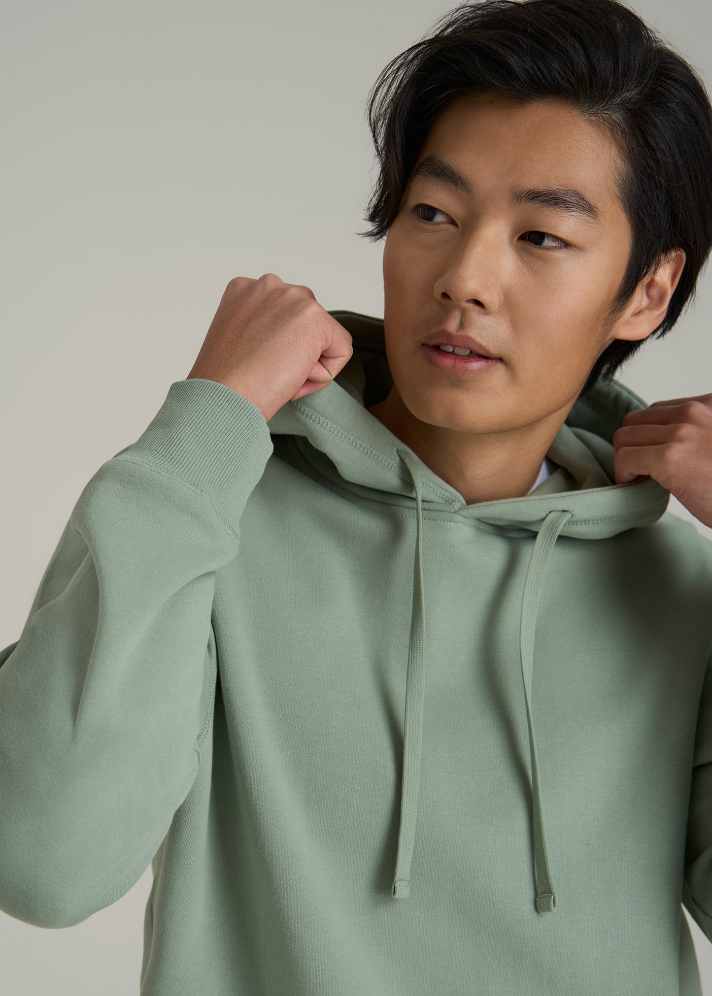 Wearever 2.0 Fleece Hoodie for Tall Men in Seagrass