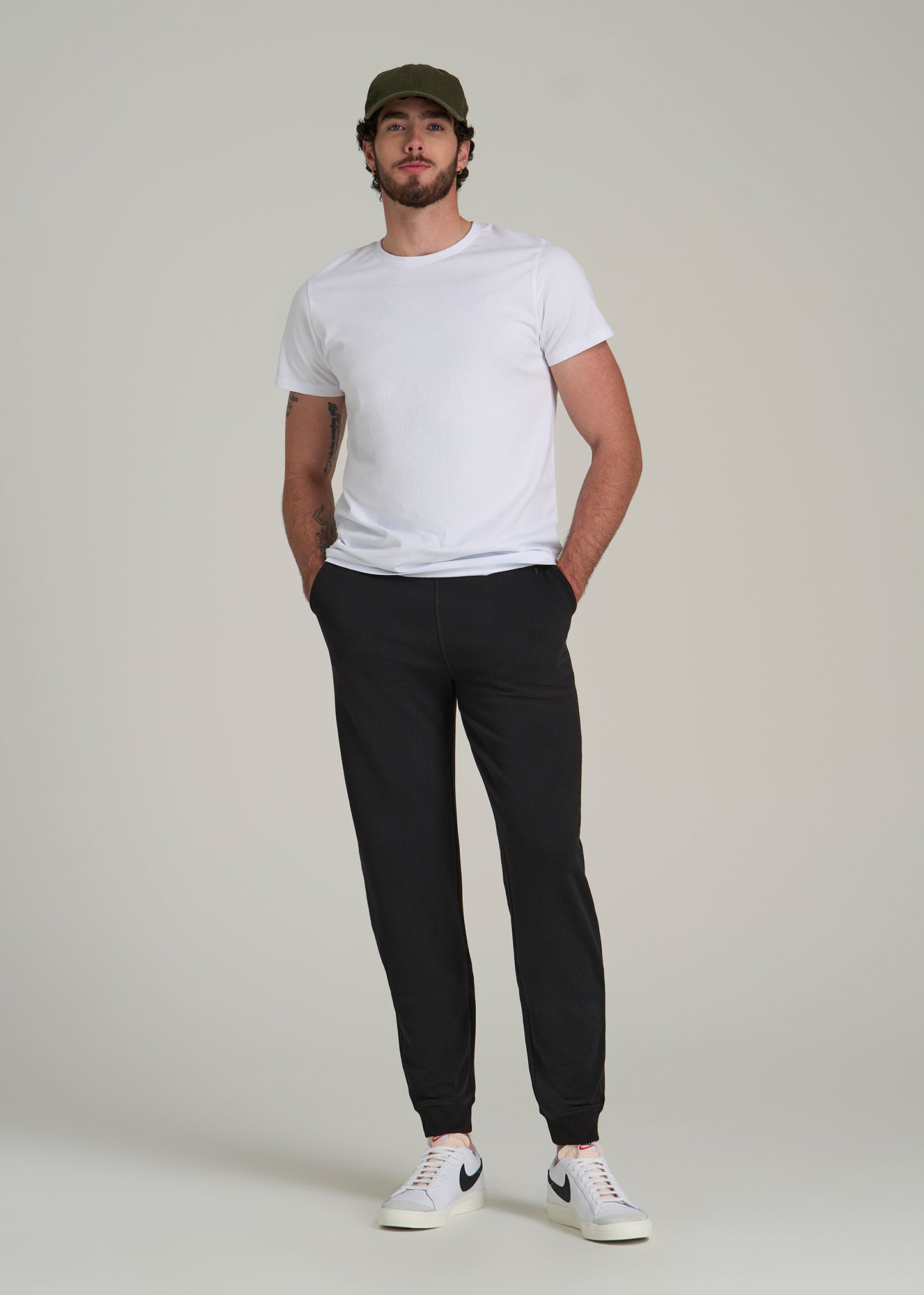 Wearever 2.0 Fleece Joggers for Tall Men in Black