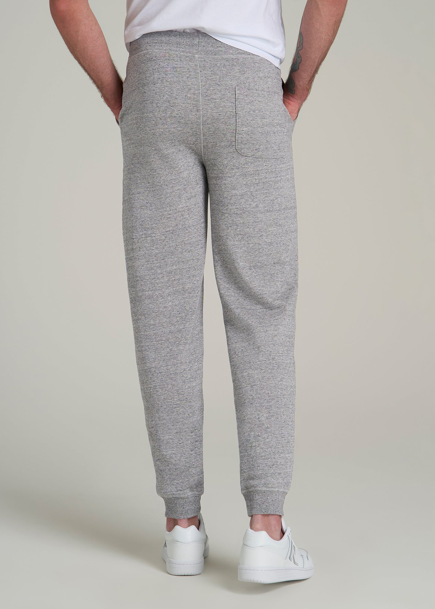 Wearever 2.0 Fleece Joggers for Tall Men in Heathered Grey