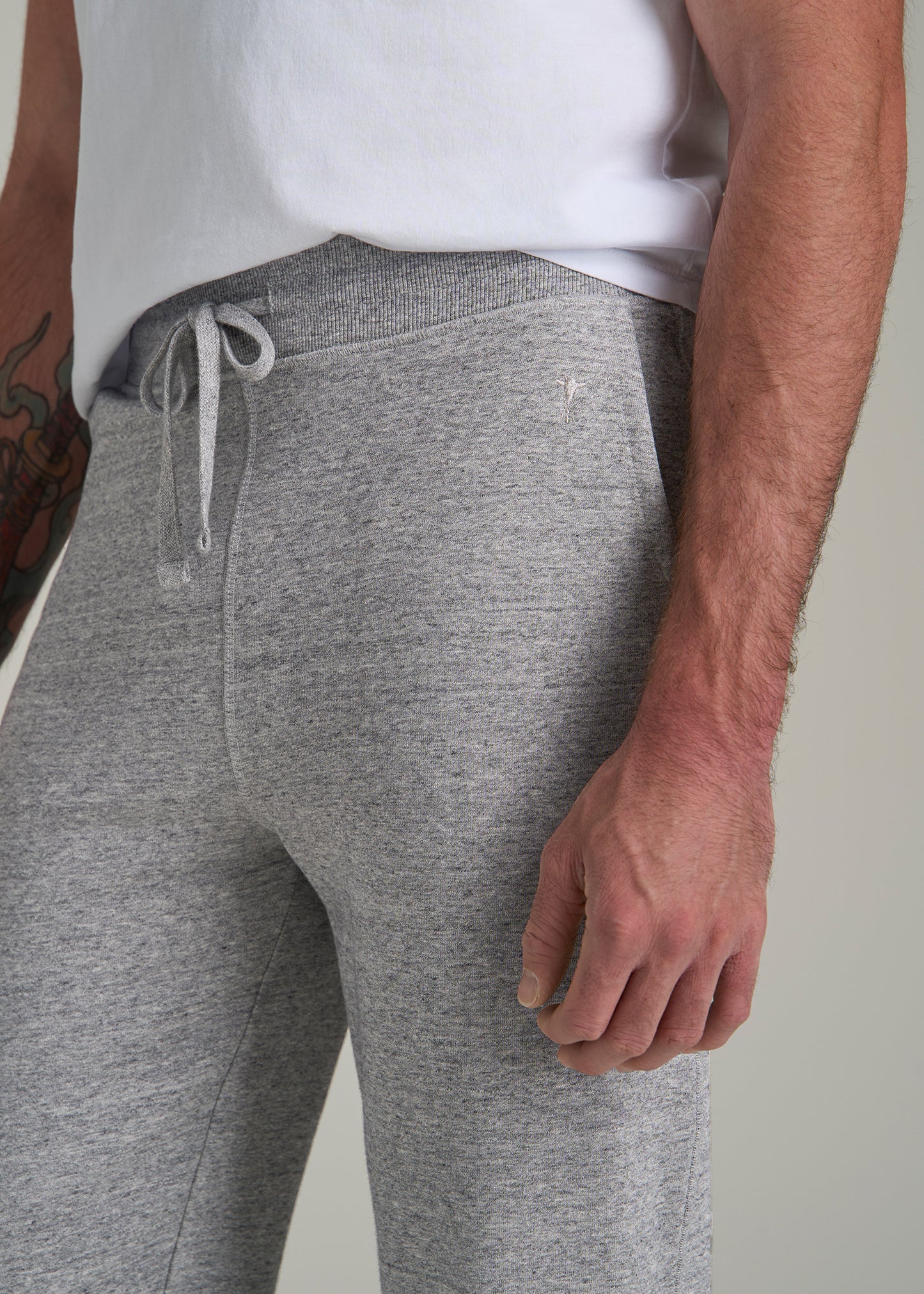 Wearever 2.0 Fleece Joggers for Tall Men in Heathered Grey