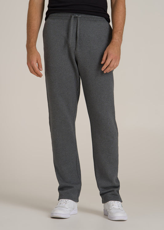 Wearever 2.0 Fleece Straight Leg Sweatpants for Tall Men in Charcoal Mix