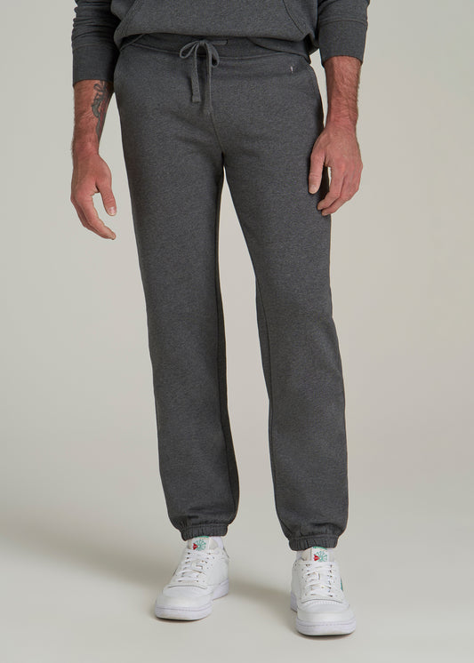 Wearever 2.0 Fleece Sweatpants for Tall Men in Charcoal Mix