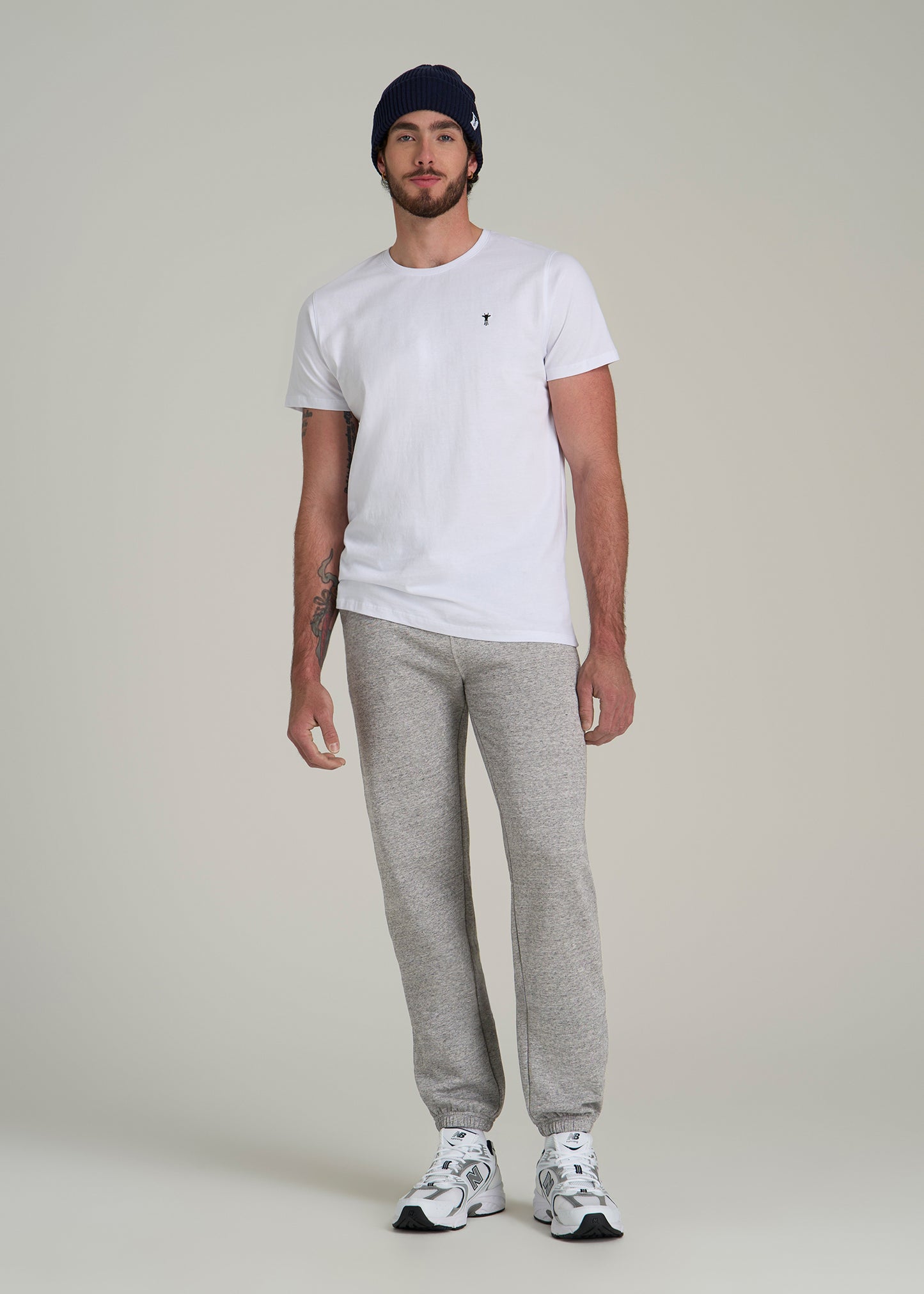 Wearever 2.0 Fleece Sweatpants for Tall Men in Heathered Grey