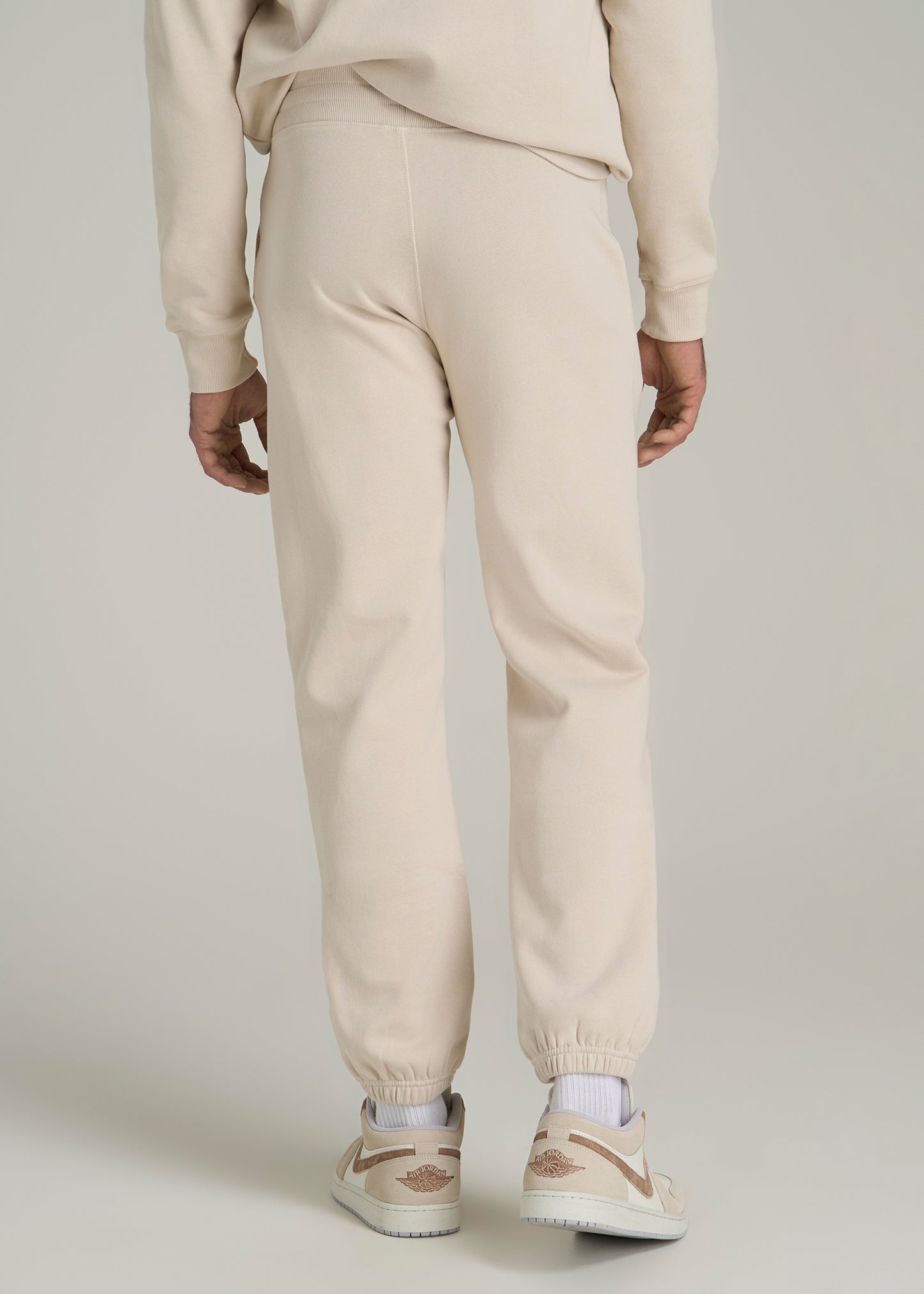 Wearever 2.0 Fleece Sweatpants for Tall Men in Light Stone