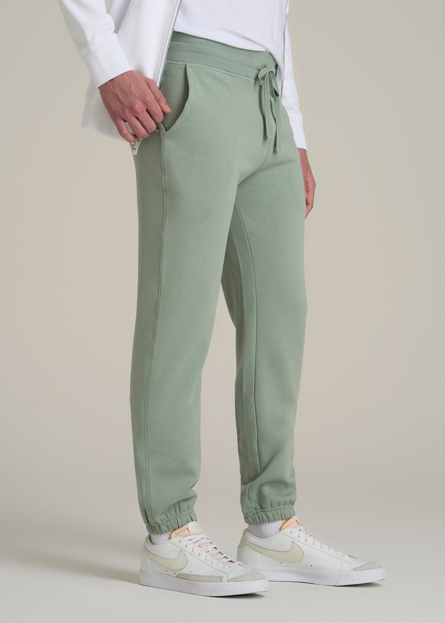 Wearever 2.0 Fleece Sweatpants for Tall Men in Seagrass