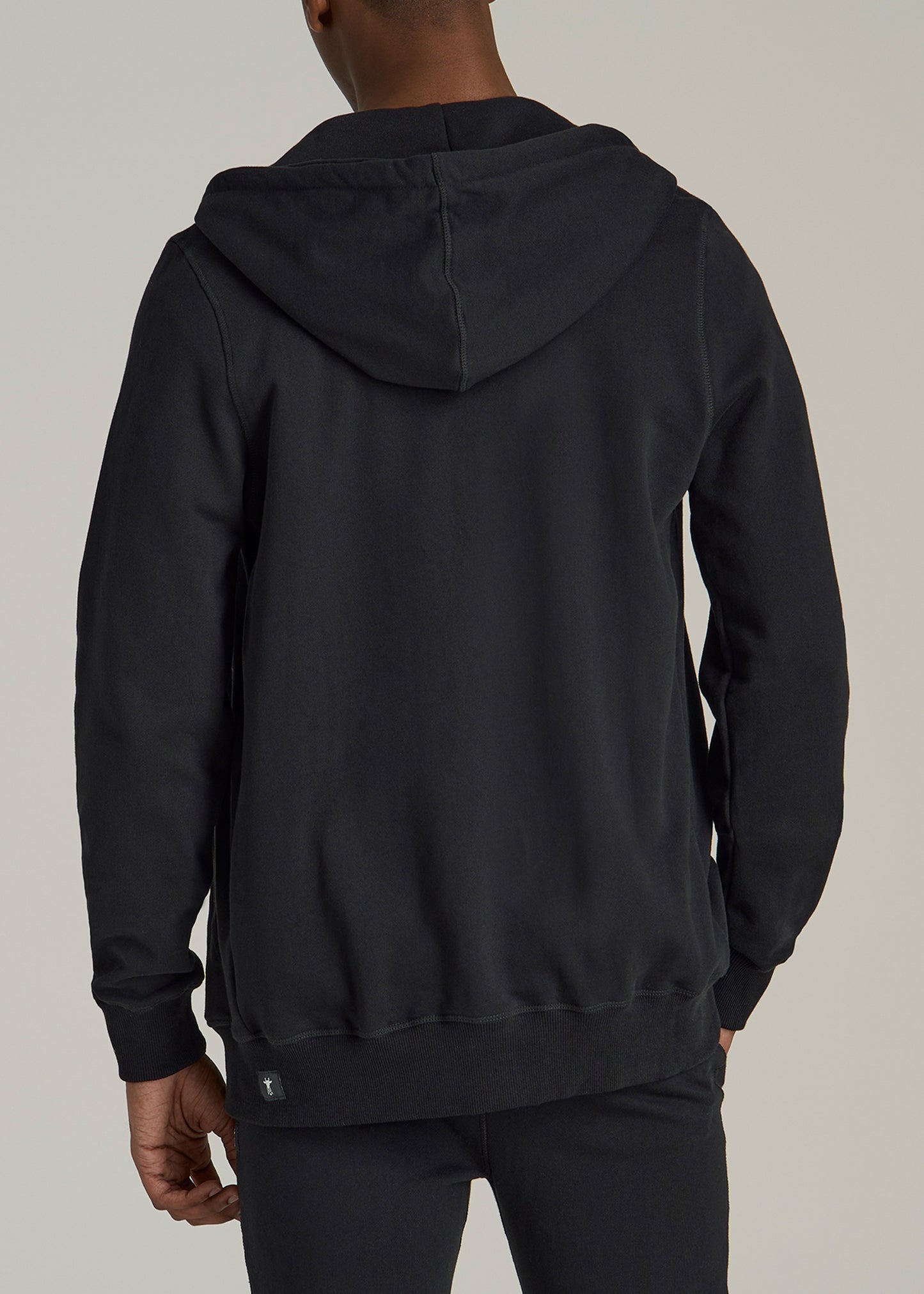 Wearever 2.0 French Terry Full-Zip Hoodie for Tall Men in Black