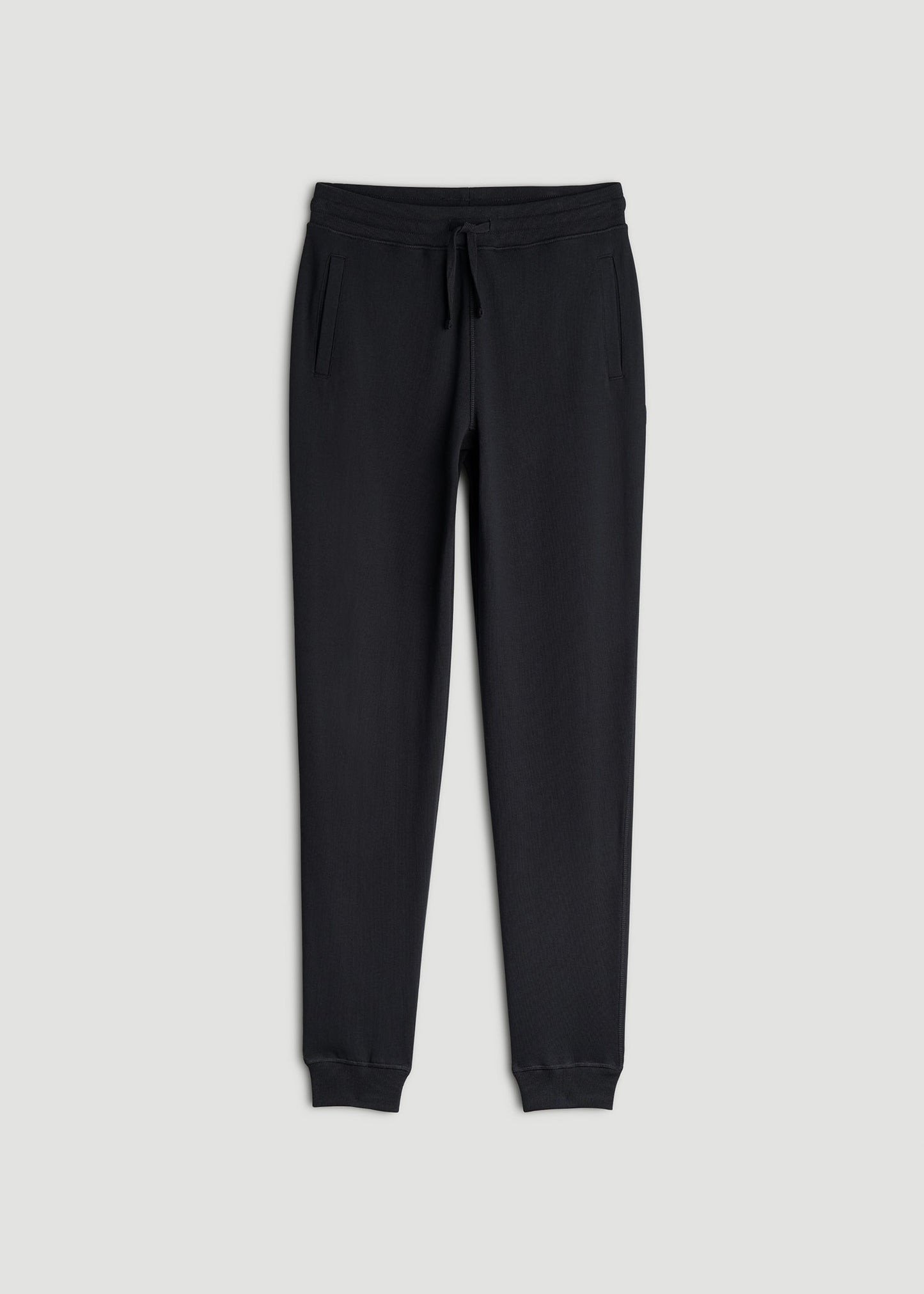 Wearever 2.0 French Terry Joggers for Tall Men in Black