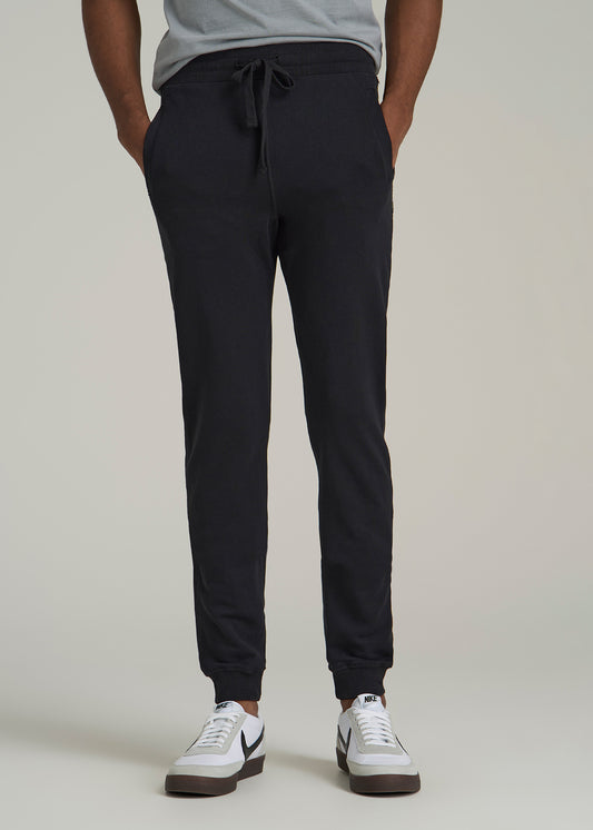 Wearever 2.0 French Terry Joggers for Tall Men in Black