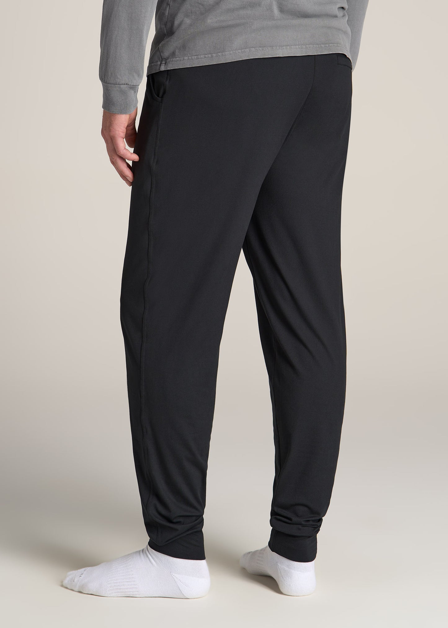 American-Tall-Men-Weekender-Stretch-Lounge-Jogger-Black-back