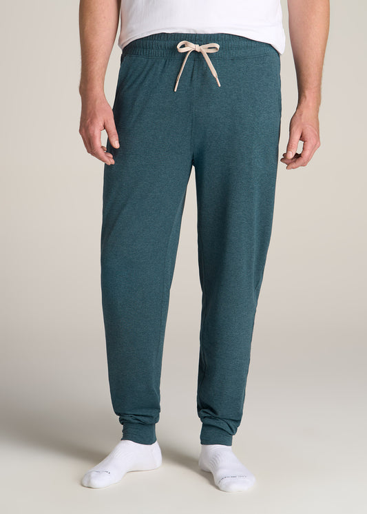 American-Tall-Men-Weekender-Stretch-Lounge-Jogger-Dark-Teal-Mix-front