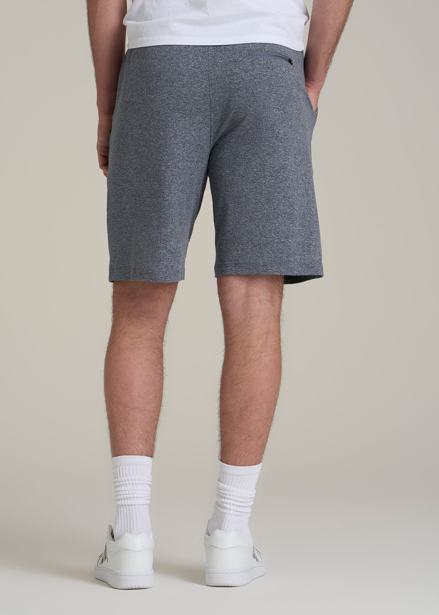 Weekender Stretch Lounge Shorts for Tall Men in Navy Mix