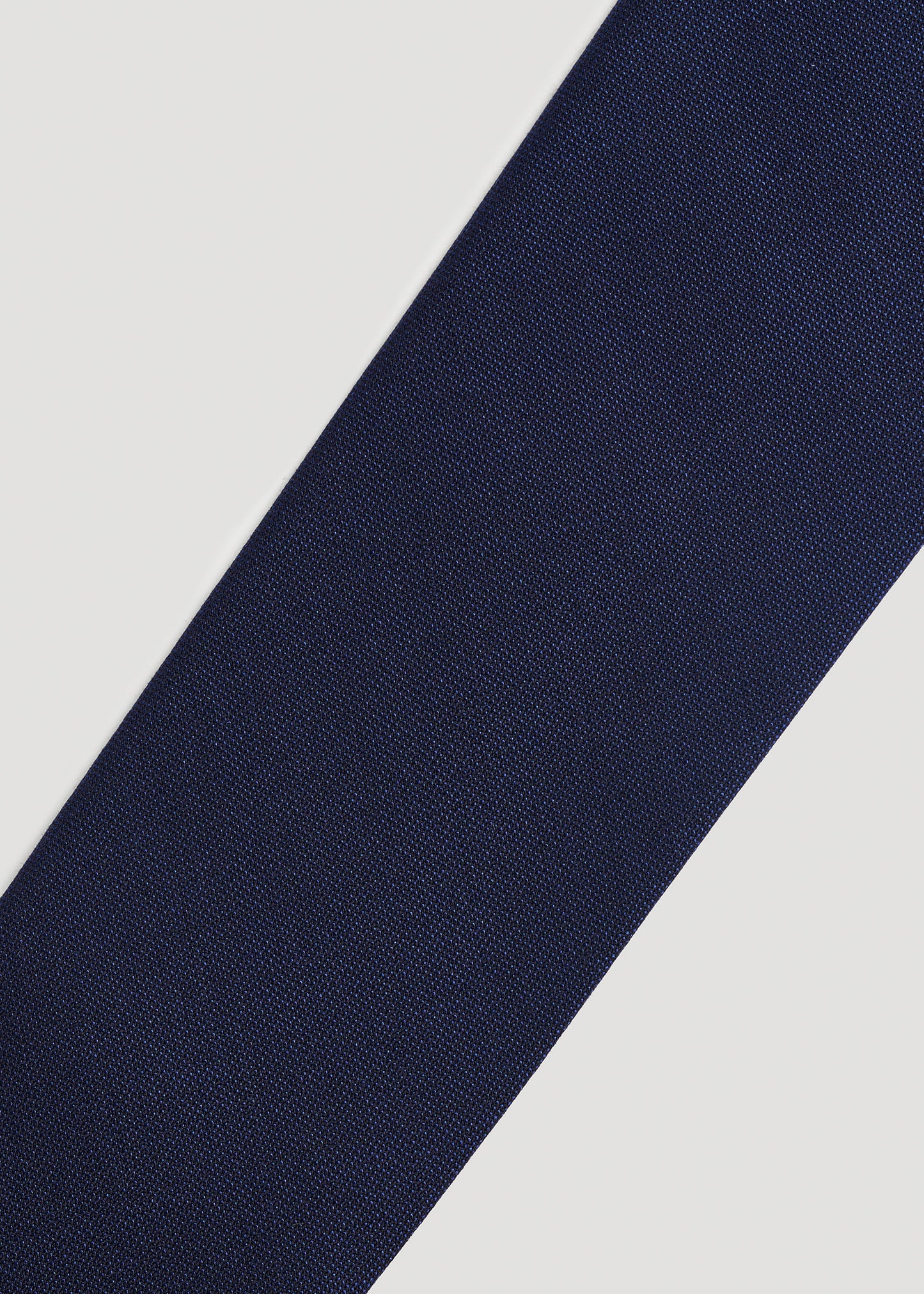 Wool Tie for Tall Men in Navy