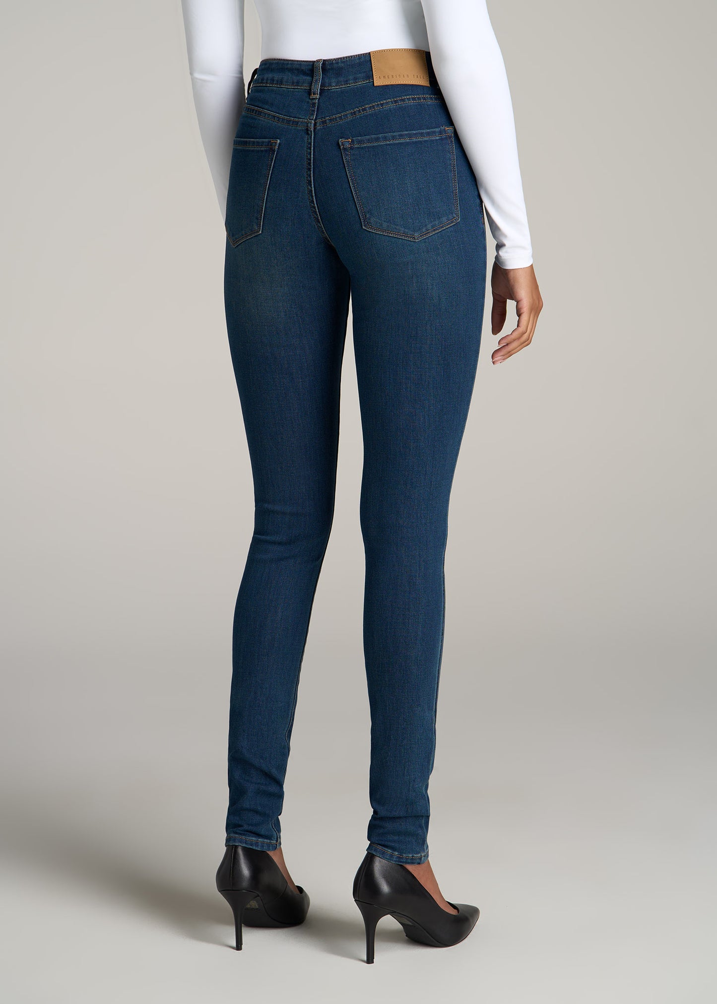 Sarah MID RISE SKINNY Tall Women's Jean in Blue