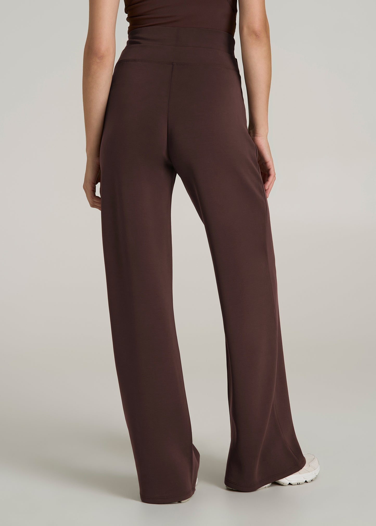 Soft Motion Wide Leg Ultra High Rise Pant for Tall Women in Espresso