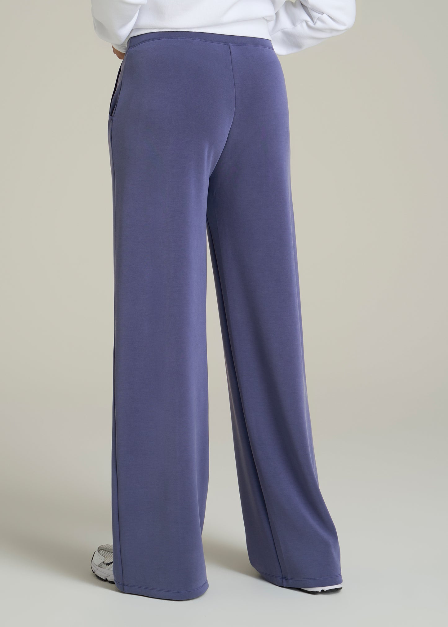 Soft Motion Wide Leg Ultra High Rise Pant for Tall Women in Future Dusk