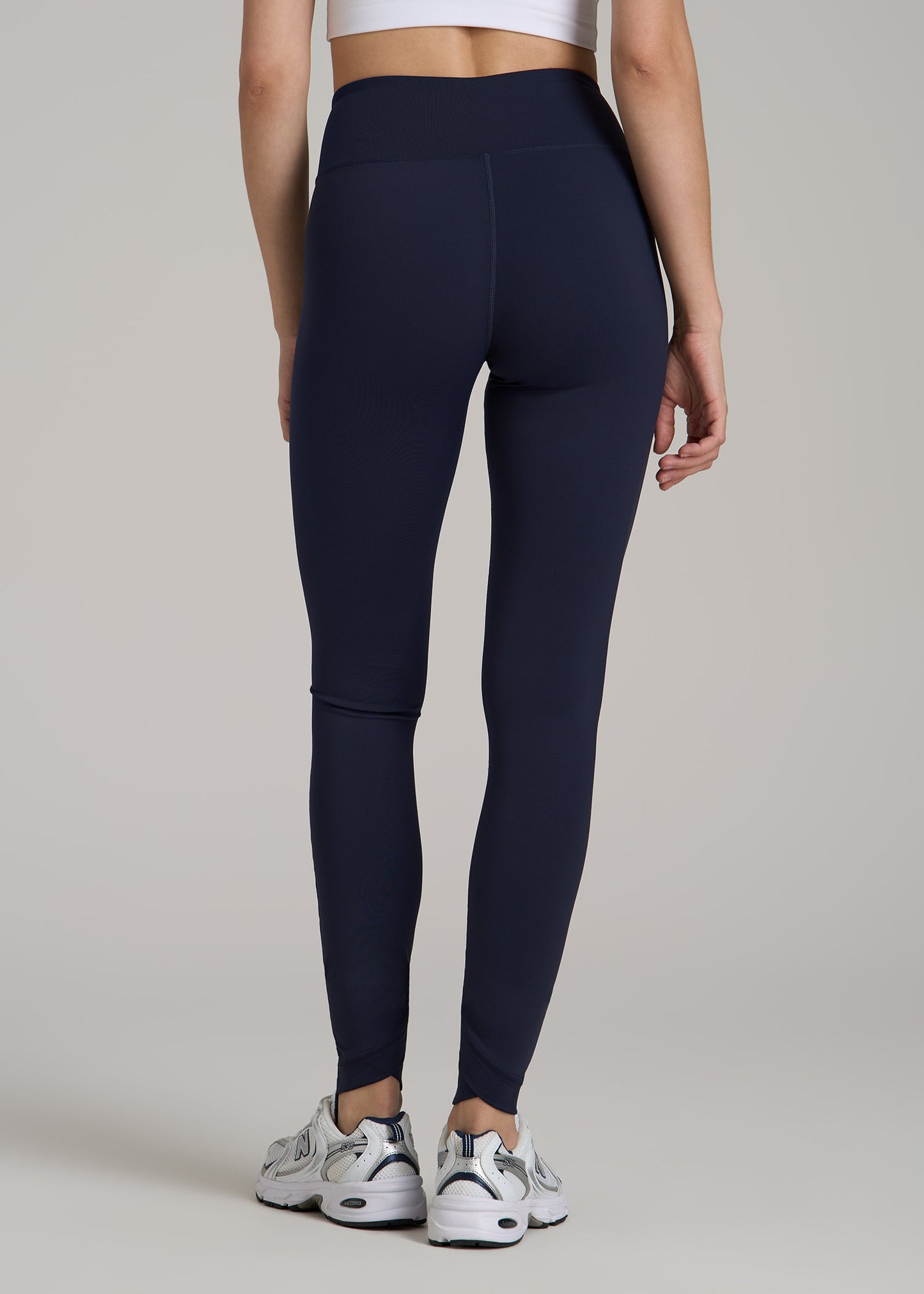 Balance Cross Over Leggings for Tall Women in Dark Navy