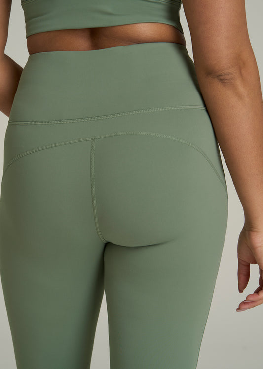 AT Balance Tall Women's Flare Yoga Pants in Dark Seagrass