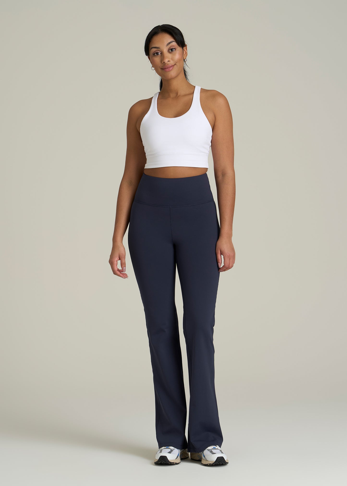 AT Balance Tall Women's Flare Yoga Pants in Evening Blue