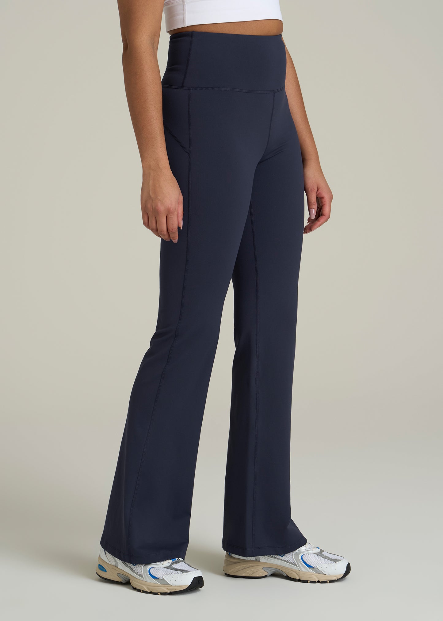 AT Balance Tall Women's Flare Yoga Pants in Evening Blue