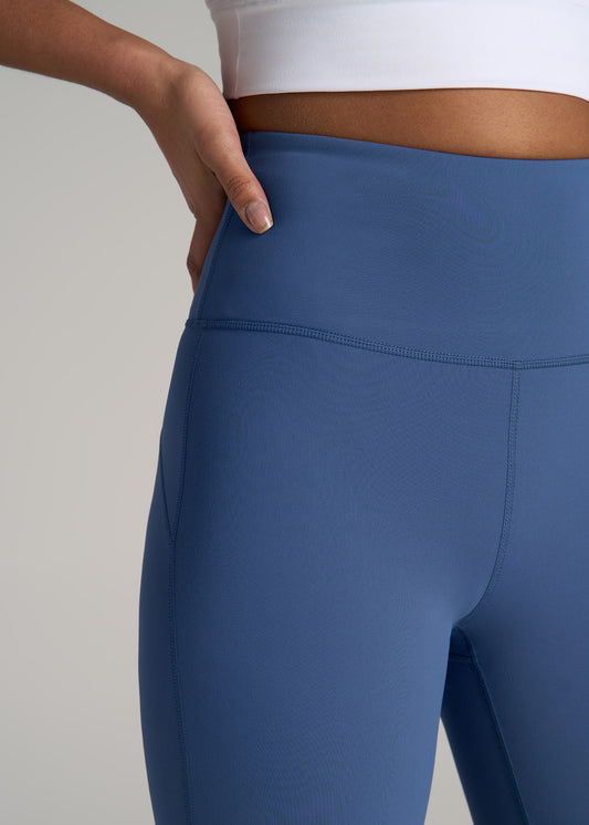 AT Balance Tall Women's Flare Yoga Pants in Steel Blue