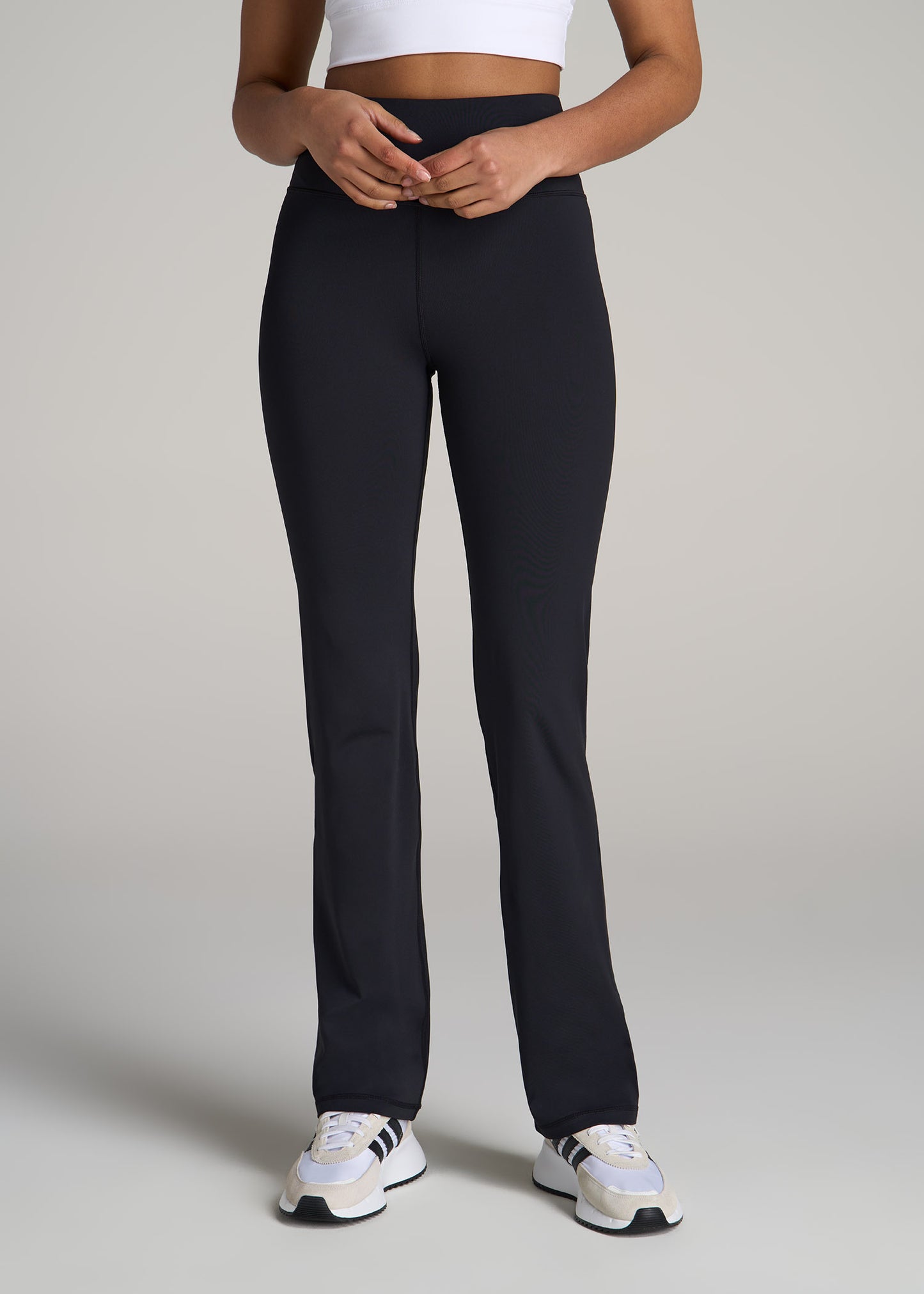 Balance Straight Leg Leggings for Tall Women in Black