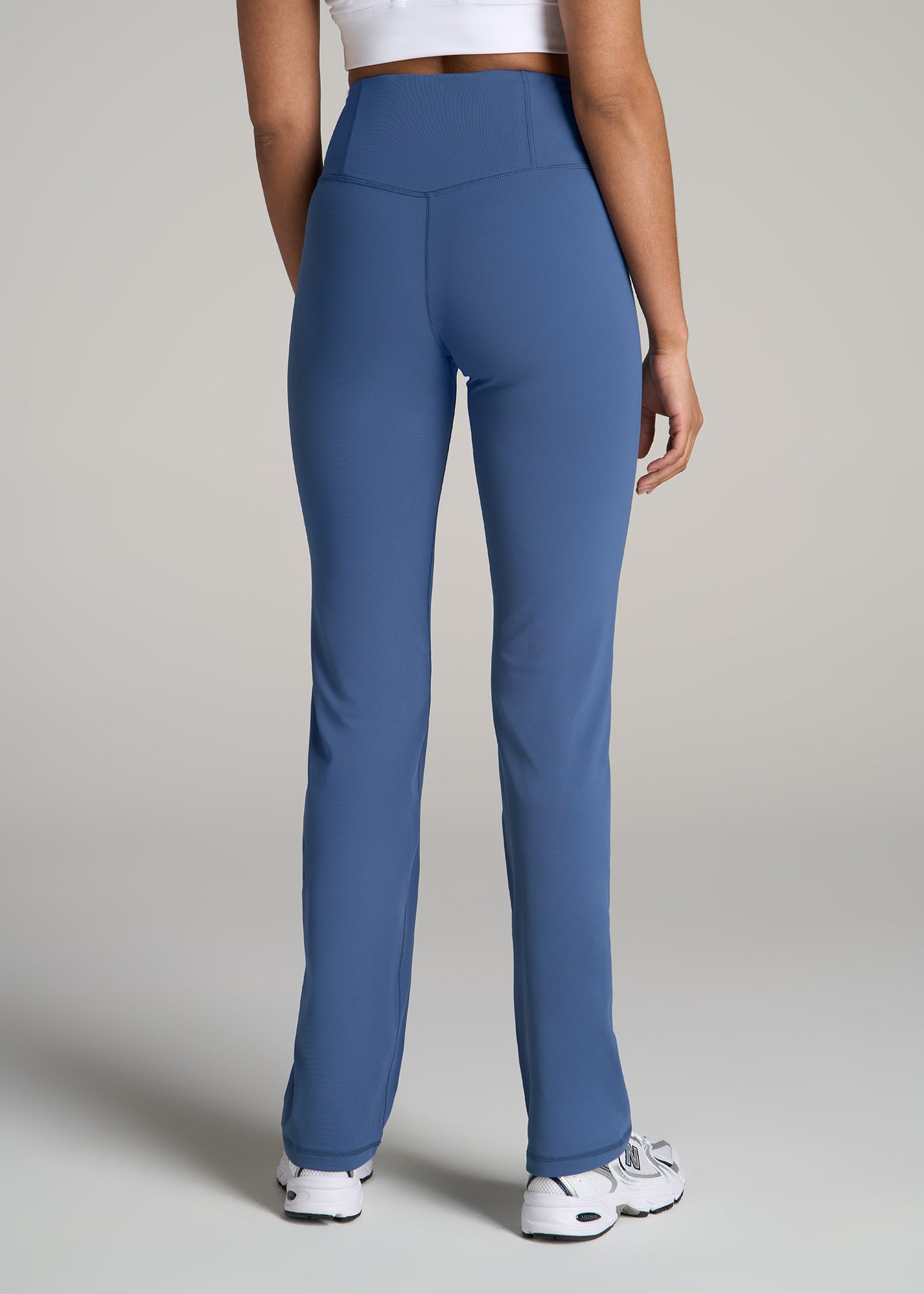 Balance Straight Leg Leggings for Tall Women in Steel Blue