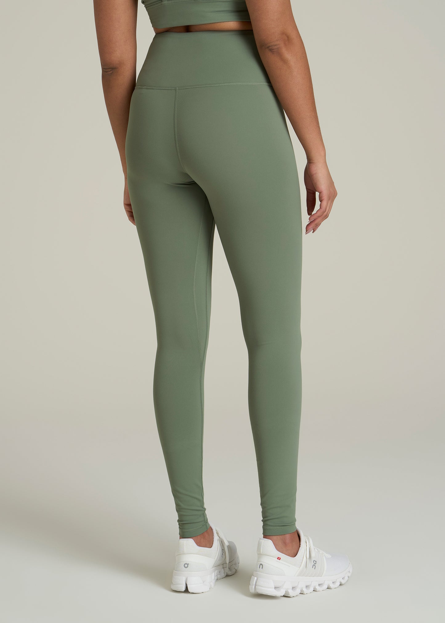 AT Balance High-Rise Leggings for Tall Women in Dark Seagrass