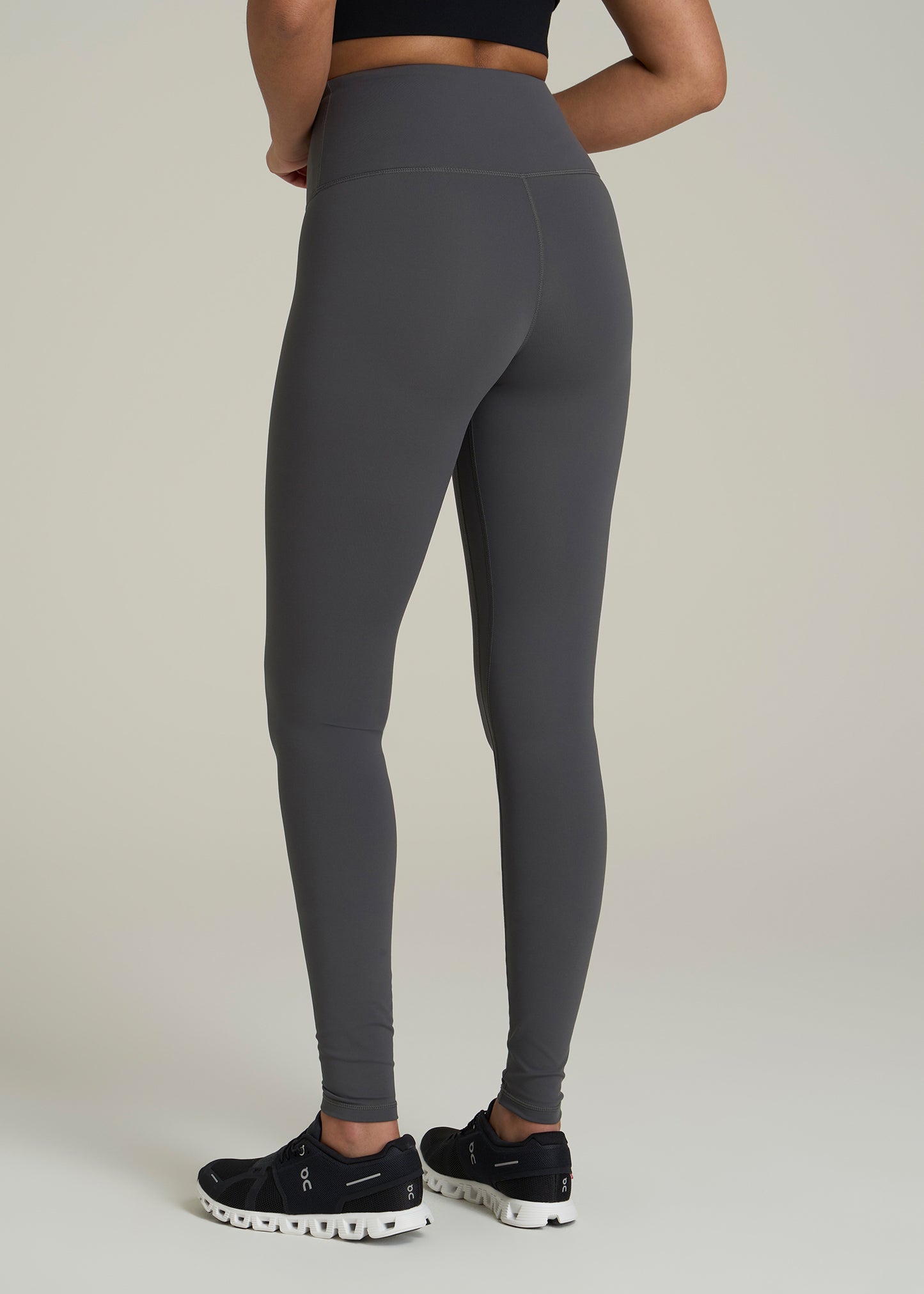 AT Balance High-Rise Leggings for Tall Women in Iron Grey