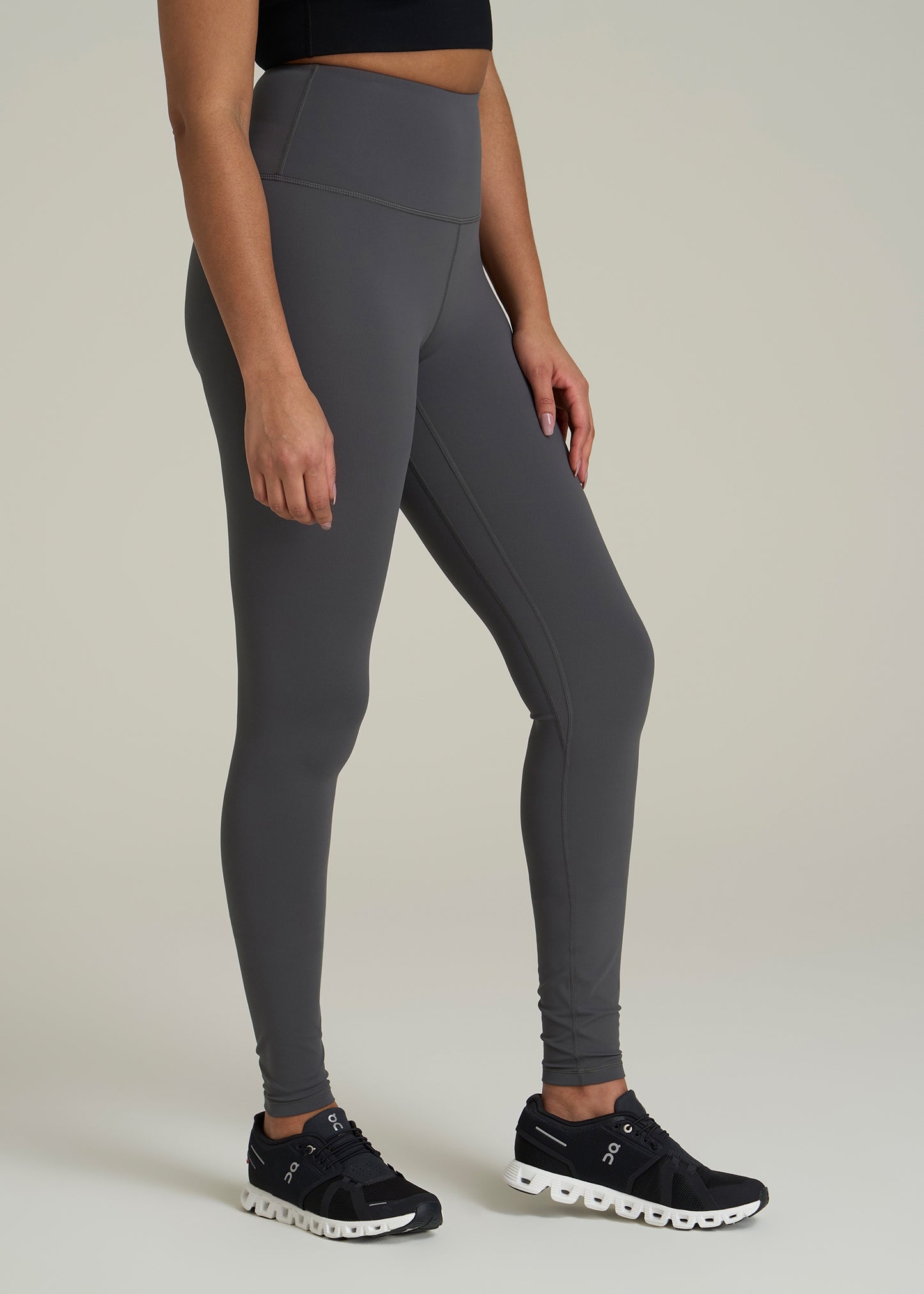 AT Balance High-Rise Leggings for Tall Women in Iron Grey