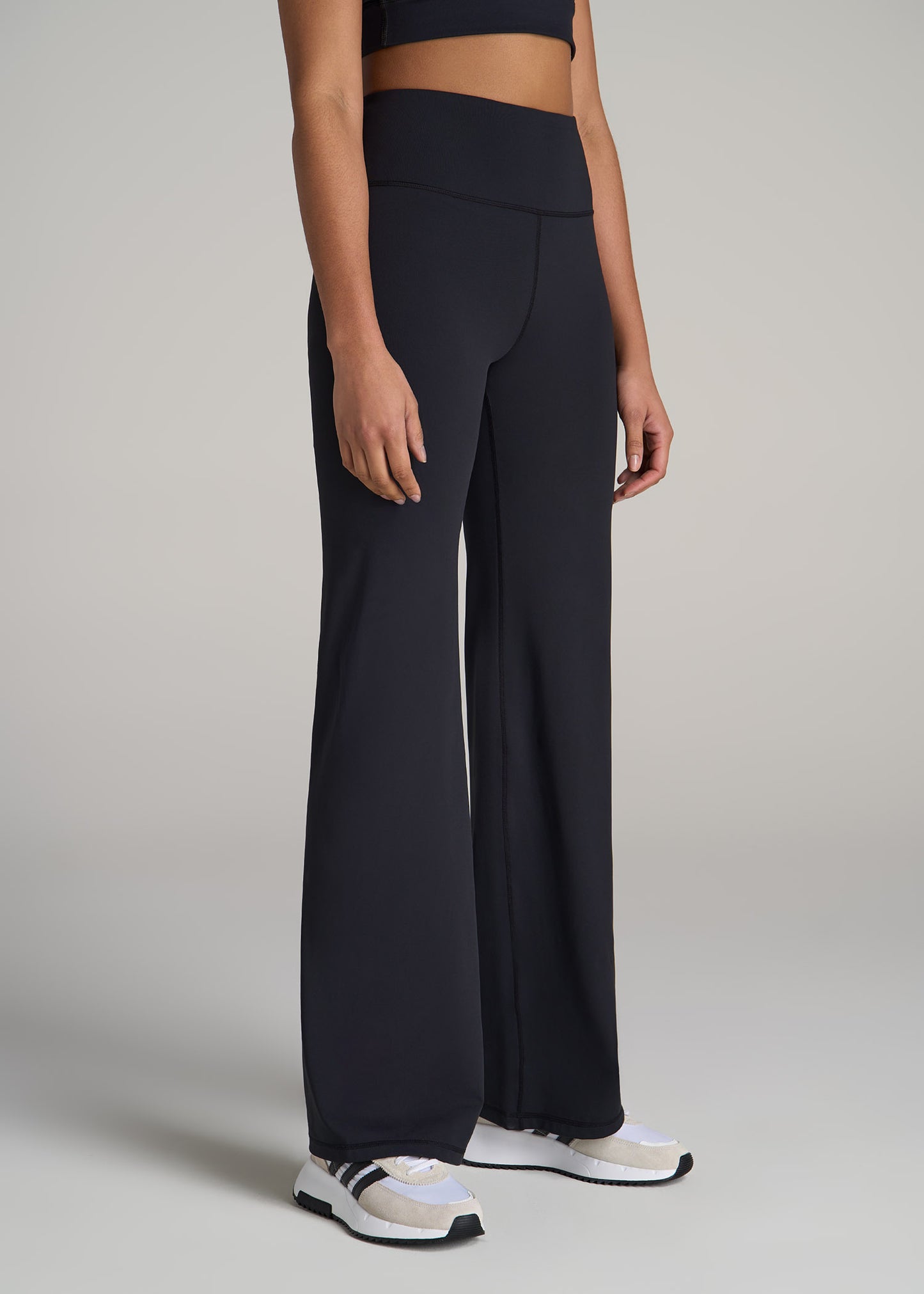 Balance Wide-Leg Pants for Tall Women in Black