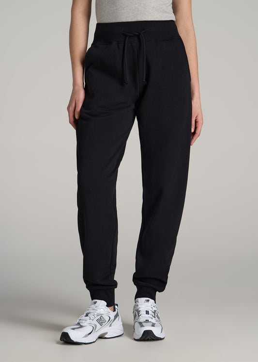 A.T. Basics Athletic Joggers for Tall Women in Black