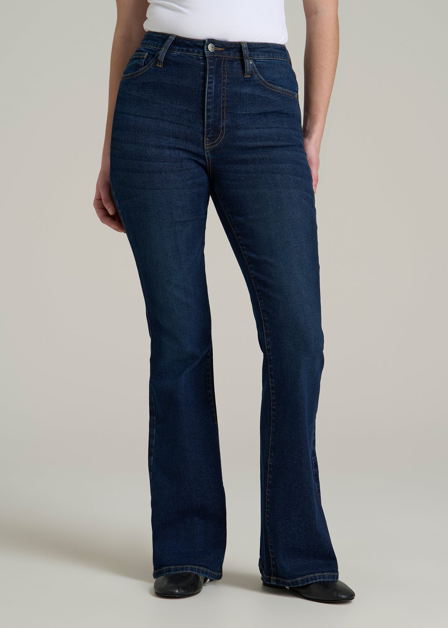 Chloe High Rise Flare Jean Women's in Indigo Dusk