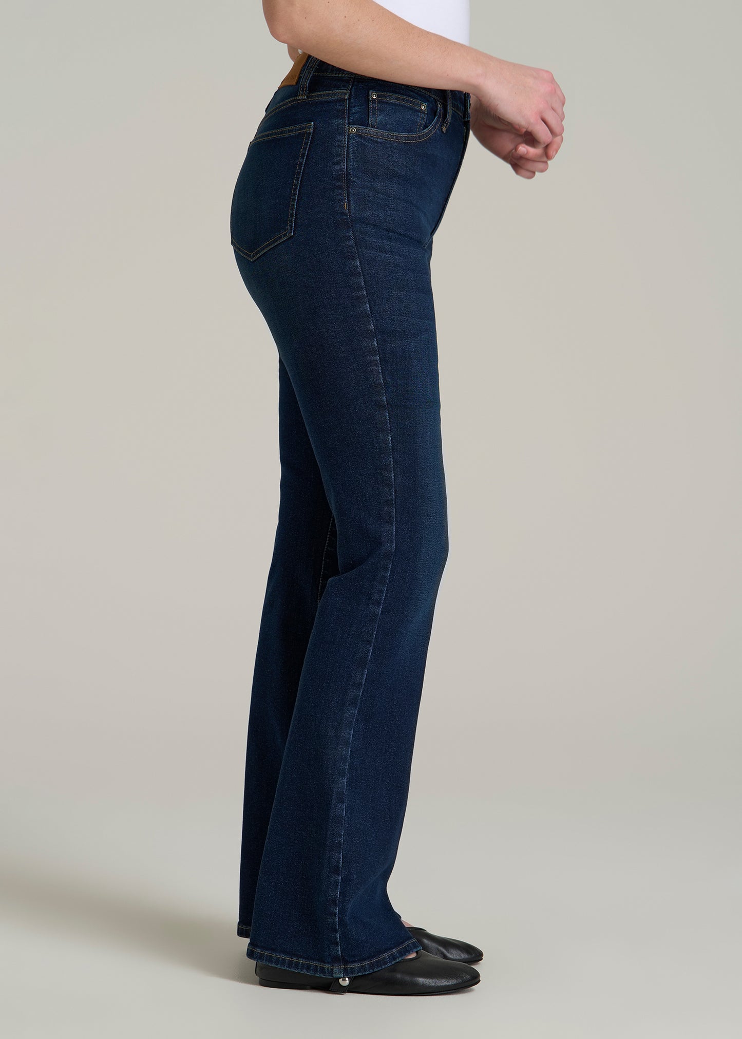 Chloe High Rise Flare Jean Women's in Indigo Dusk