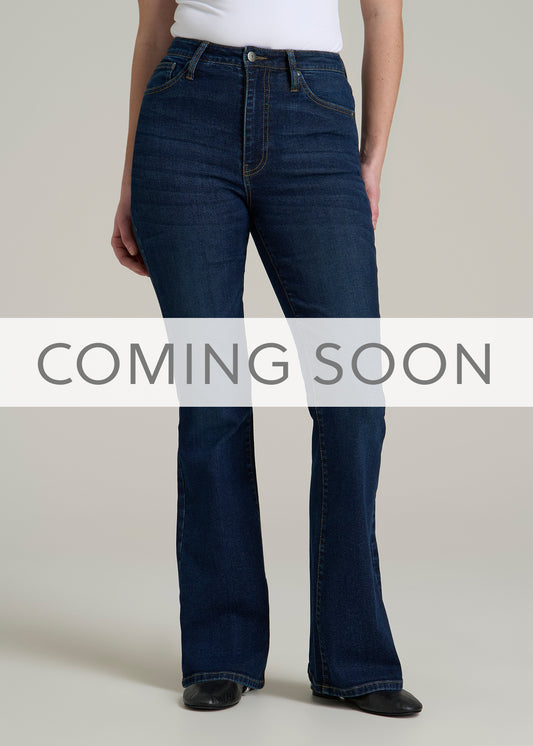 Chloe High Rise Flare Jean Women's in Indigo Dusk