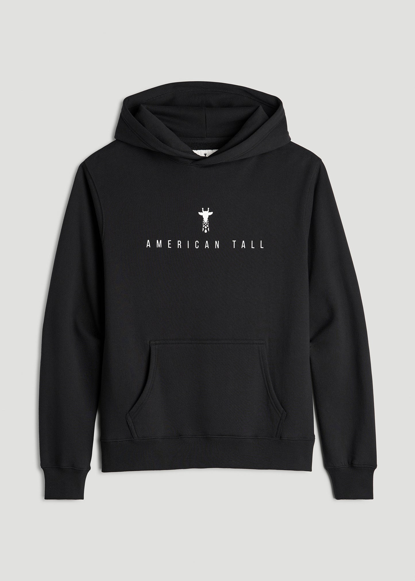 Logo Hoodie for Tall Women in Black