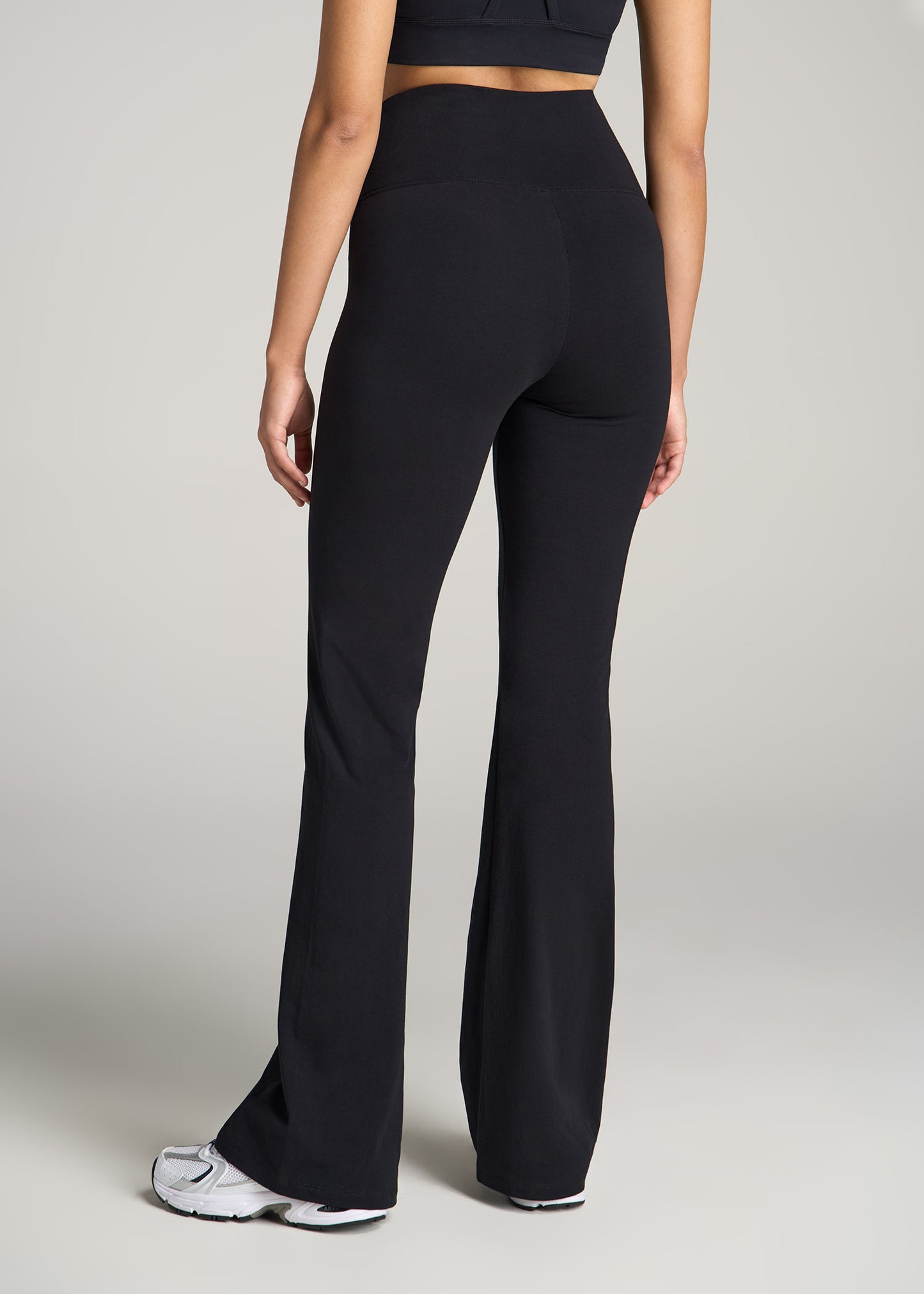 Tall Women's Cotton Flare Legging in Black