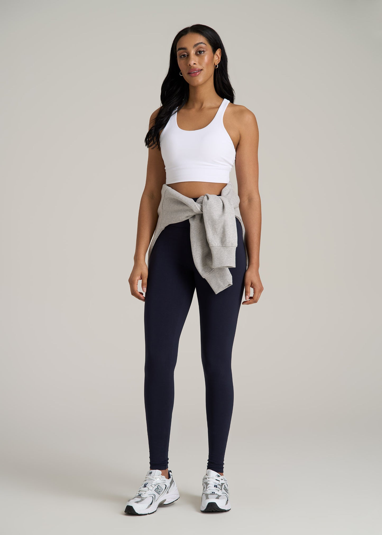 Women's Tall Cotton Leggings in Dark Navy