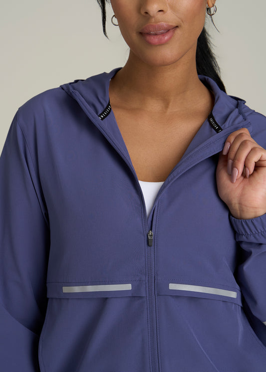 Featherweight Packable Jacket for Tall Women in Future Dusk