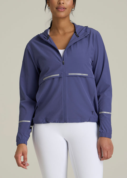 Featherweight Packable Jacket for Tall Women in Future Dusk