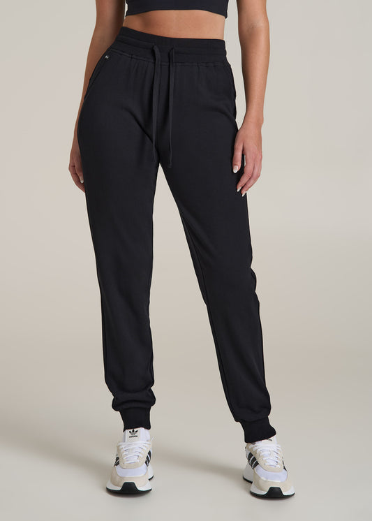 Wearever 2.0 French Terry Joggers for Tall Women in Black