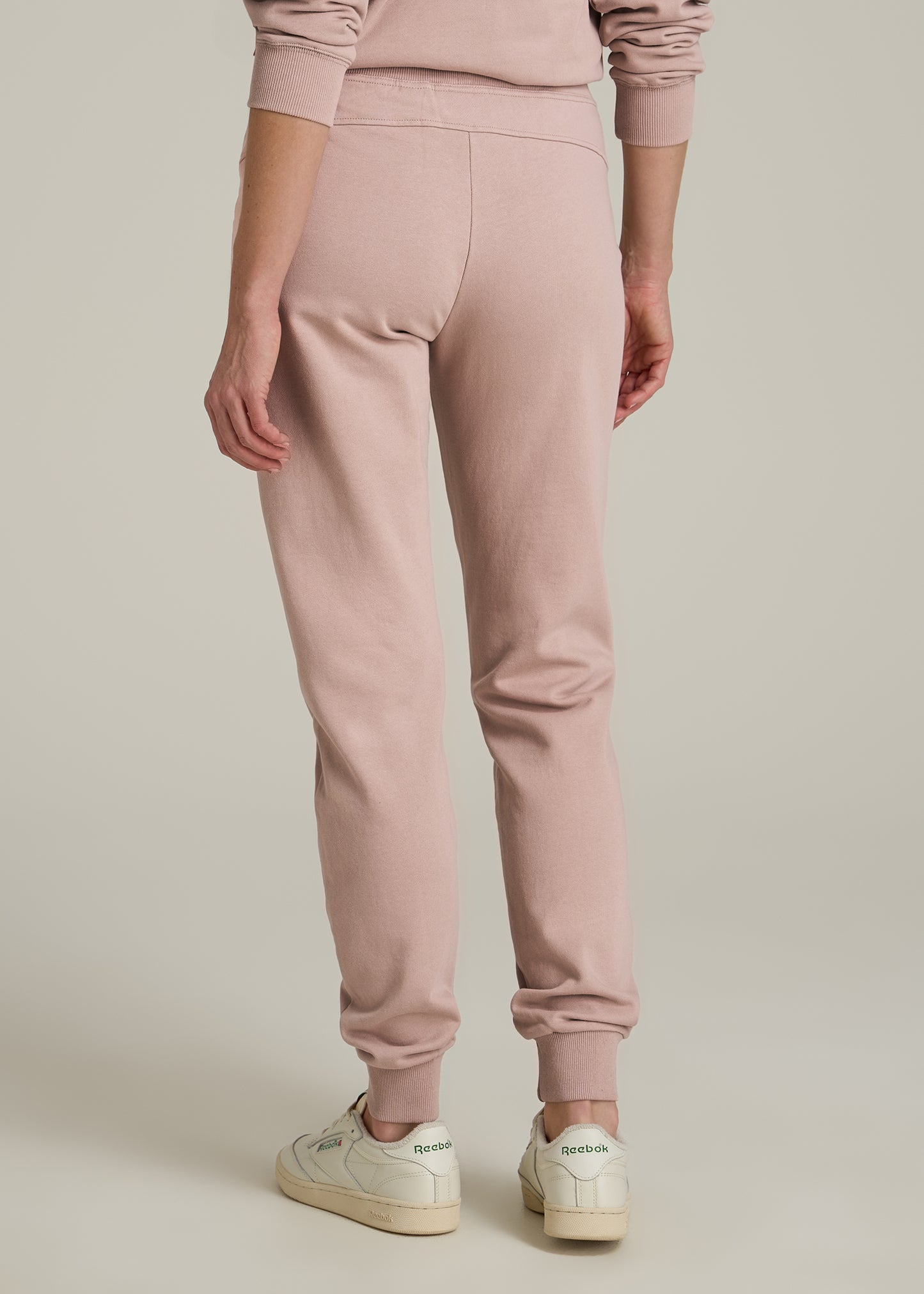 Wearever 2.0 French Terry Joggers for Tall Women in Desert Rose