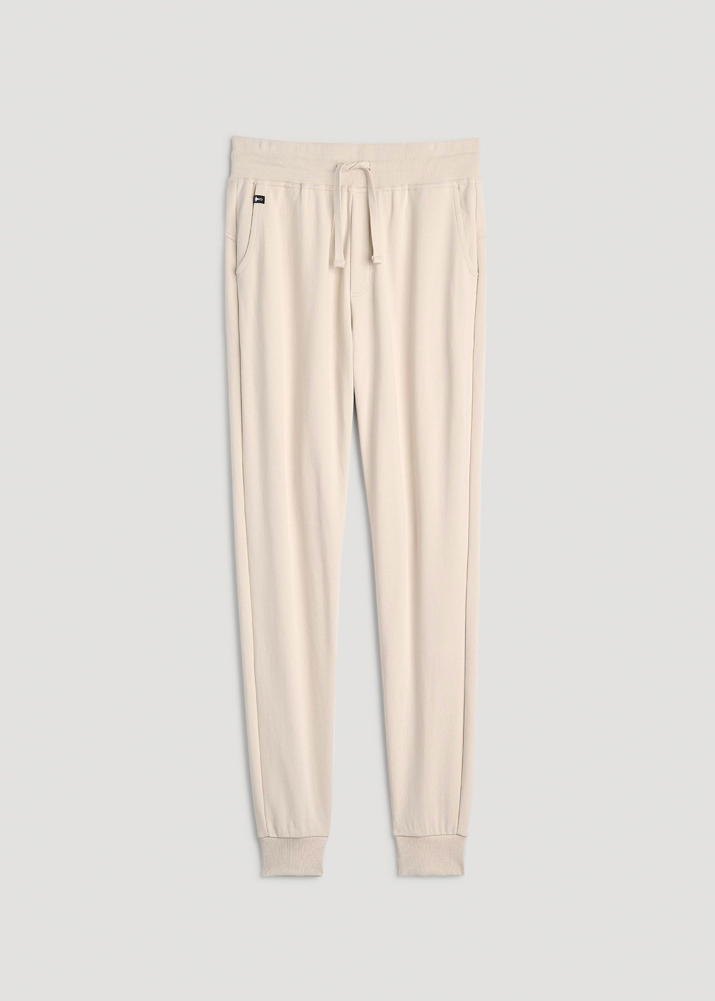 Wearever 2.0 French Terry Joggers for Tall Women in Light Stone