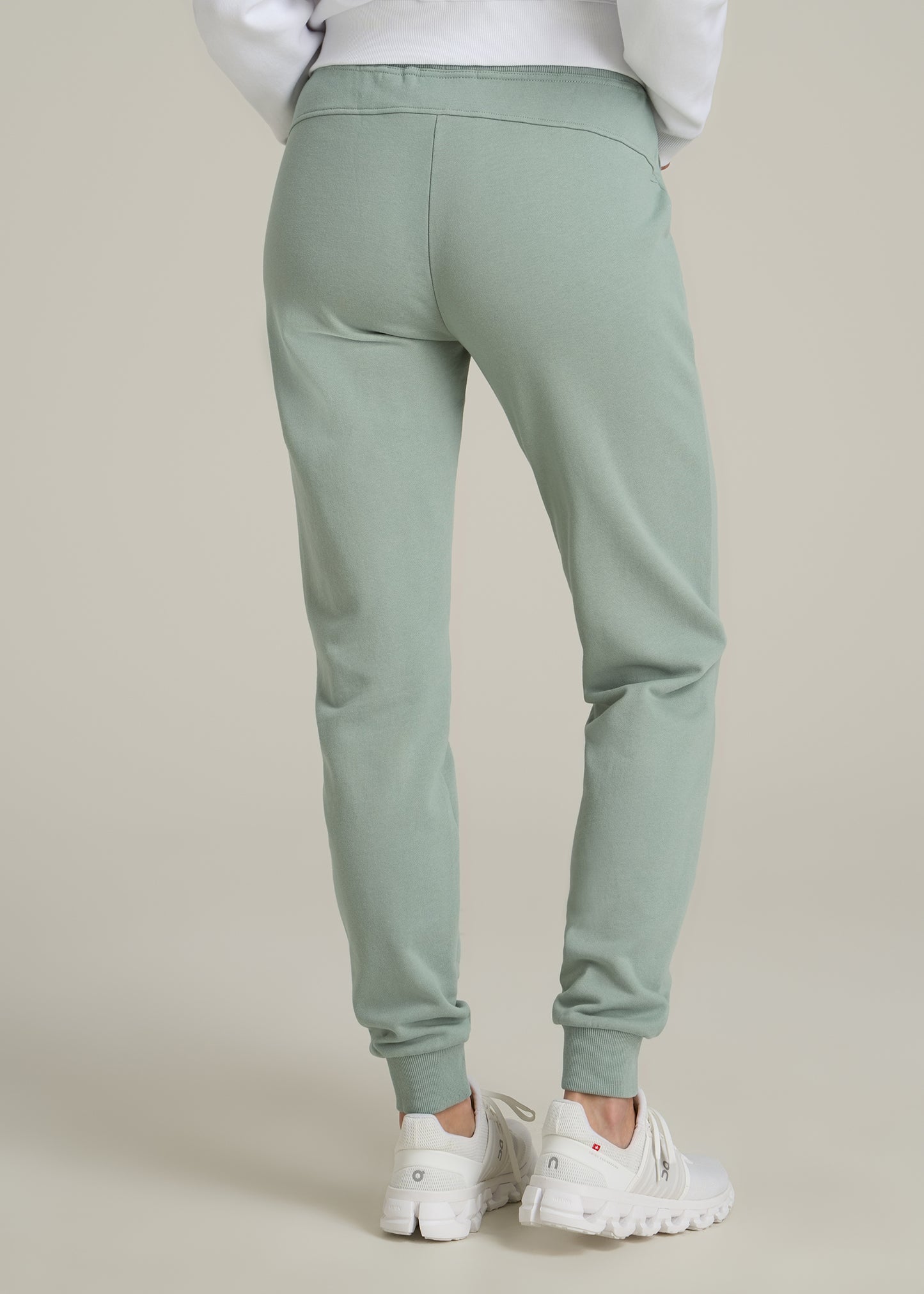 Wearever 2.0 French Terry Joggers for Tall Women in Seagrass