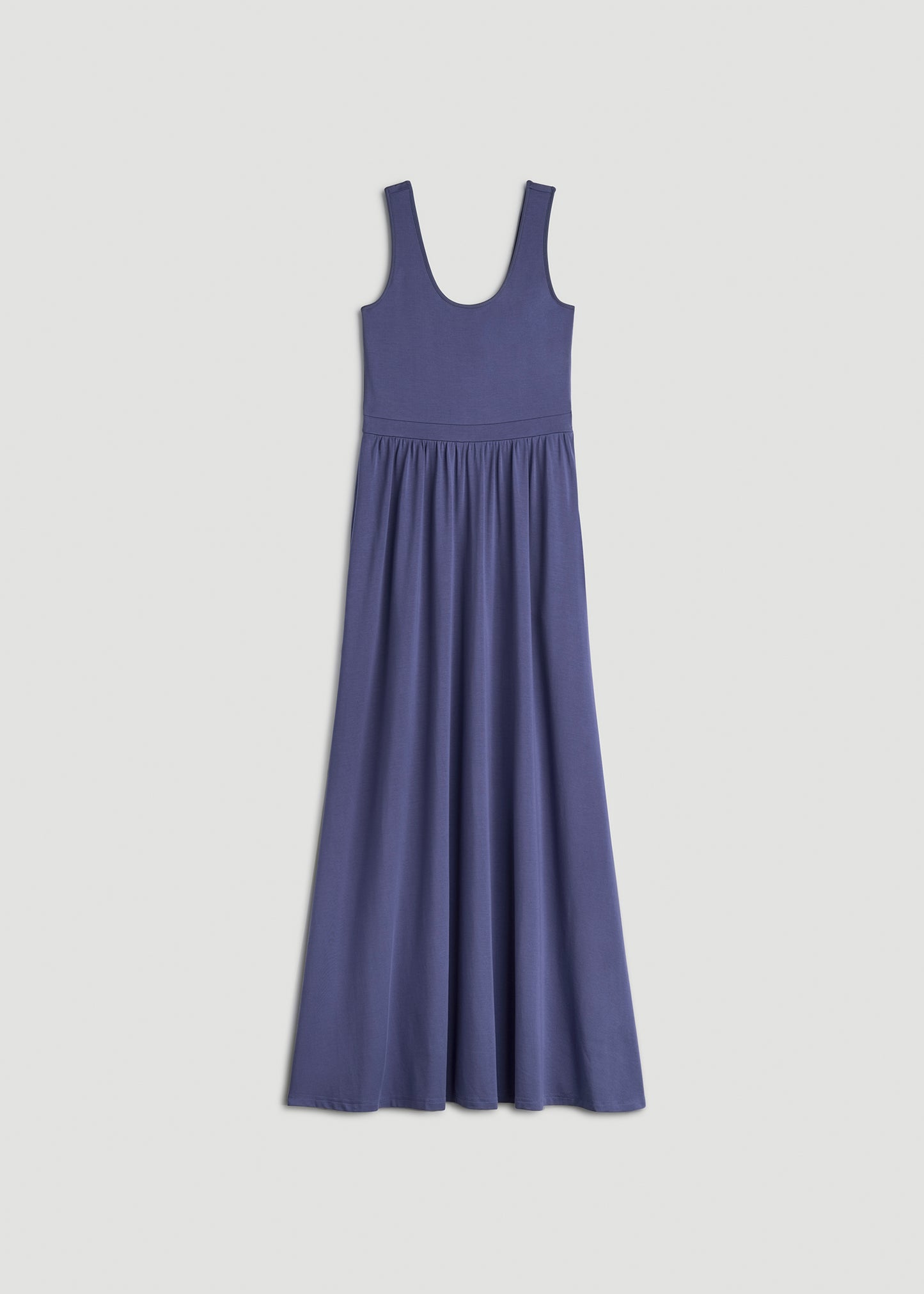 Jersey Tank Maxi Dress with Pockets for Tall Women in Future Dusk