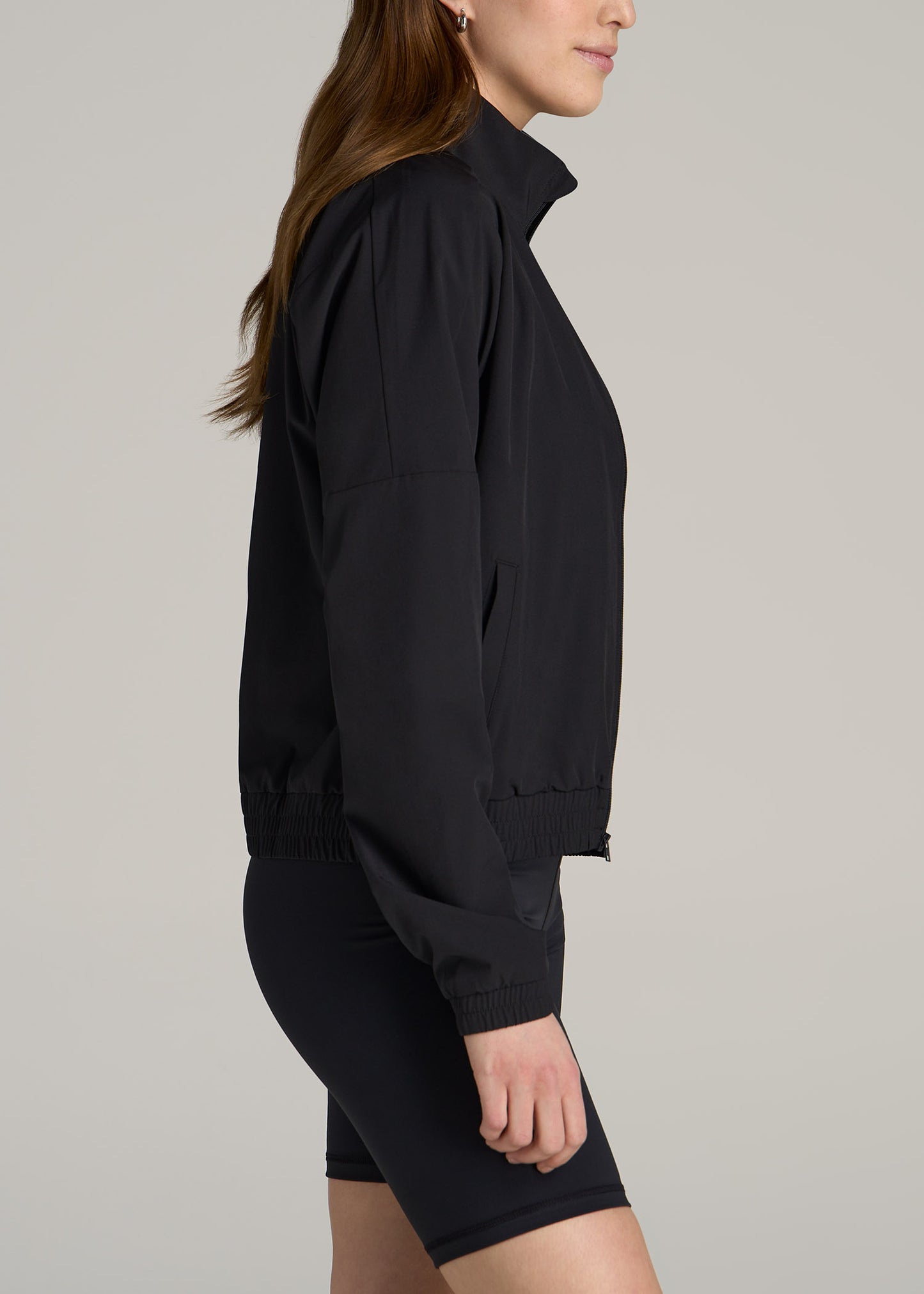 Layer Up Tall Women's Jacket in Black