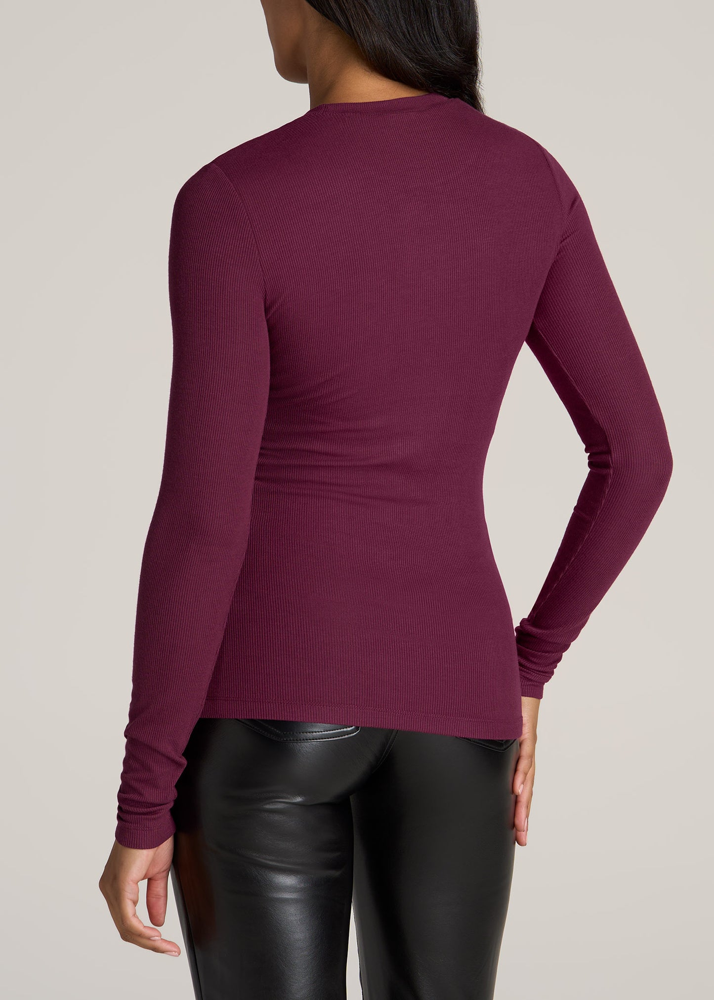 American-Tall-Women-Long-Sleeved-Ribbed-Crew-Neck-Tee-Elderberry-back