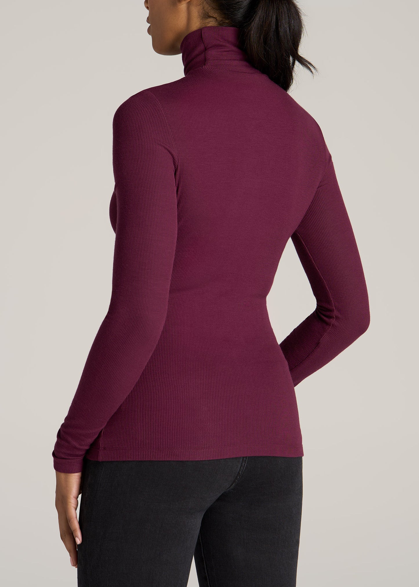 American-Tall-Women-Long-Sleeved-Ribbed-Turtleneck-Tee-Elderberry-back