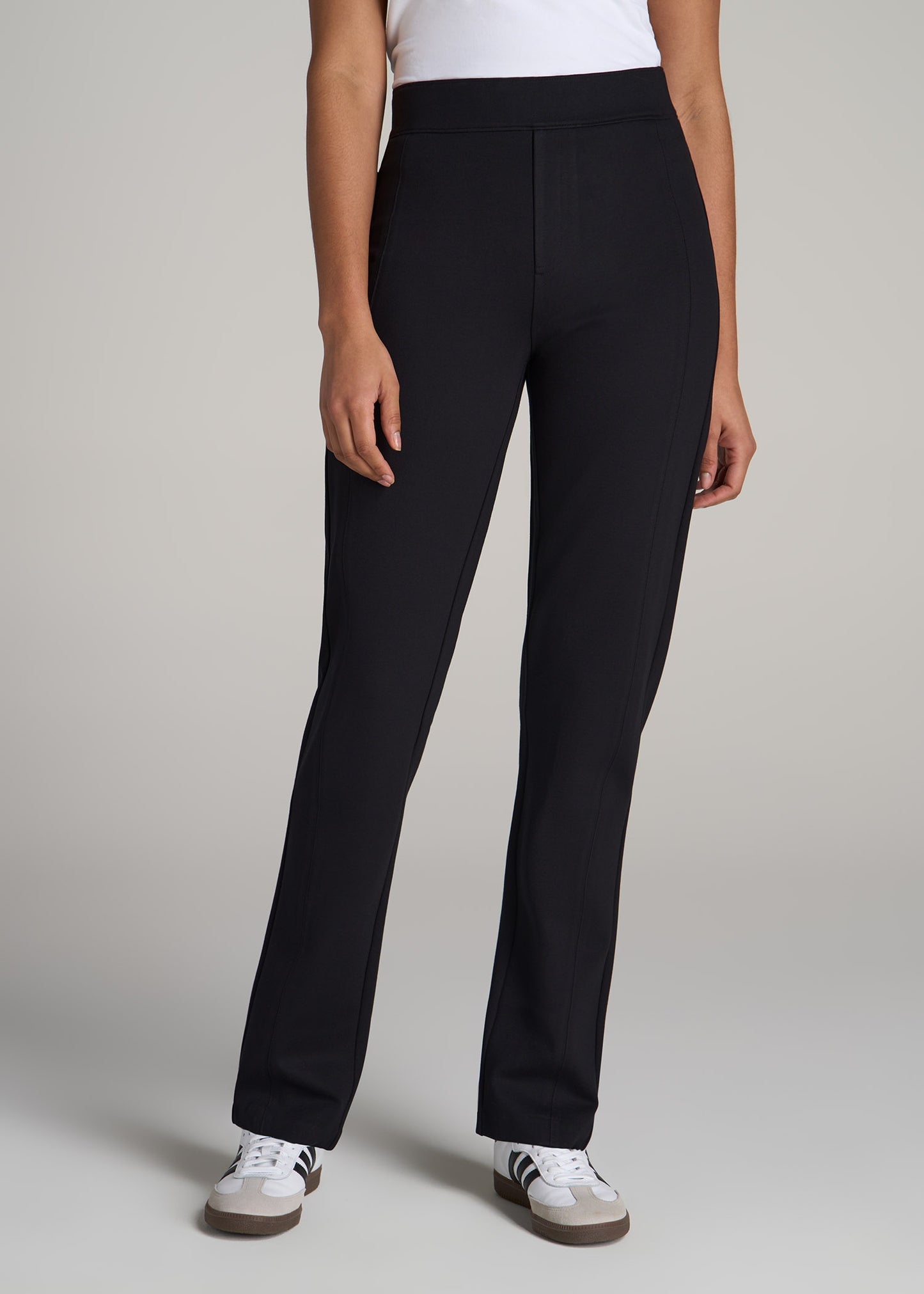 Pull on Slim Dress Pants Women's in Black