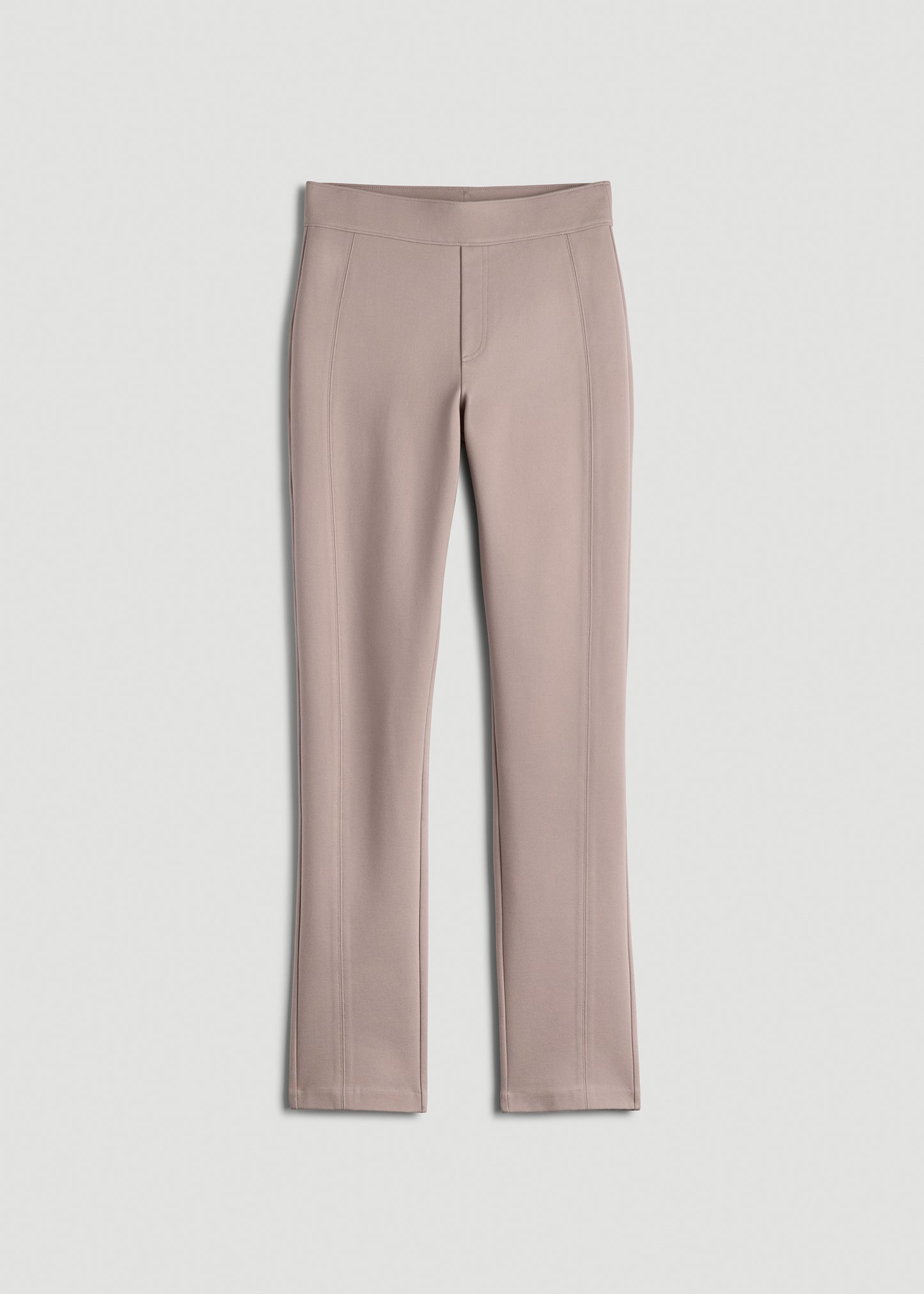 Pull-on Slim Dress Pants for Tall Women in Truly Taupe